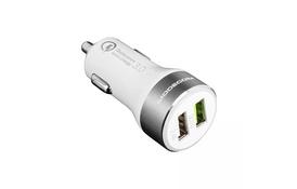Зарядний пристрій Modecom 2xUSB 2.4A QC3.0 + USB QCU2-07 (ZT-MC-QCU2-07) - Фото
