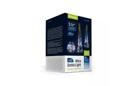 Гірлянда ColorWay пробка для пляшки на батарейках LED 20/2М (5шт/уп) кольорова (CW-GC-20L2BMC) - Фото