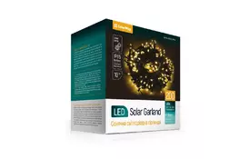 Гирлянда ColorWay на солнечной батарее 20м 200Led (IP65) теплого свечения (CW-GO-200L20SBWW) - Фото
