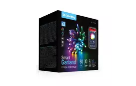 Гірлянда ColorWay Smart LED RGB WiFi+Bluetooth 10M 60LED IP65 (CW-GS-60L10UMC) - Фото