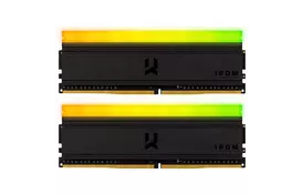 Модуль памяти для компьютера DDR4 16GGB (2x8GB) 3600 MHz IRDM RGB Black Goodram (IRG-36D4L18S/16GDC) - Фото