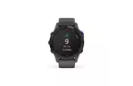 Смарт-часы Garmin fenix 6 Pro Solar, Black w/Slate Gray Band (010-02410-11)