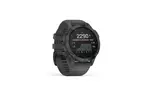 Смарт-часы Garmin fenix 6 Pro Solar, Black w/Slate Gray Band (010-02410-11)