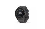 Смарт-часы Garmin fenix 6 Pro Solar, Black w/Slate Gray Band (010-02410-11)