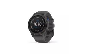 Смарт-годинник Garmin fenix 6 Pro Solar, Black w/Slate Gray Band (010-02410-11) - Фото