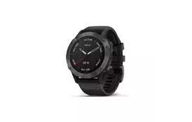 Смарт-годинник Garmin fenix 6 Sapphire Gray, Black Band (010-02158-11) - Фото