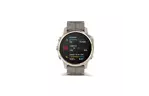 Смарт-часы Garmin fenix 6S Sapphire, Lt Gold w/Shale Suede Band (010-02159-40)