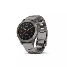 Смарт-часы Garmin fenix 6, Sapphire, Titanium Gray w/Ti Band (010-02158-23)