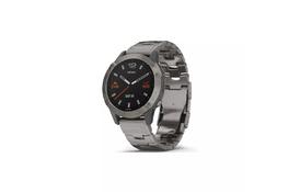 Смарт-часы Garmin fenix 6, Sapphire, Titanium Gray w/Ti Band (010-02158-23) - Фото