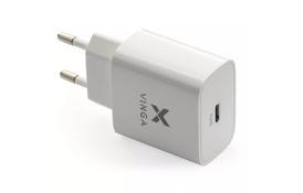 Зарядний пристрій Vinga PD Type-C 20W Charger white (VWCPDC) - Фото