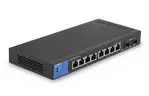 Linksys Коммутатор LGS310C 8xGE, 2xGE SFP, управляемый L2