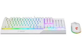 MSI Геймерська клавiатура i миша Vigor GK30 COMBO WHITE UA S11-04UA302-CLA - Фото