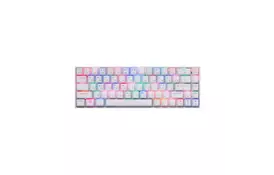 Клавіатура 2E GAMING KG370 RGB 68key Gateron Red Switch USB White (2E-KG370UWT-RD) - Фото