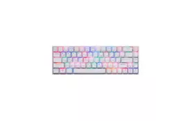Клавіатура 2E GAMING KG380 RGB 68key Gateron Brown Switch BT/USB White (2E-KG380UWT-BR) - Фото