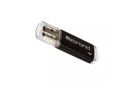 USB флэш-накопитель Mibrand 4GB Cougar Black USB 2.0 (MI2.0/CU4P1B) - Фото