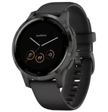 Смарт-часы Garmin vivoactive 4S, Black/Slate, GPS (010-02172-13)