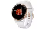 Смарт-часы Garmin Venu 2S, Rose Gold + White, GPS (010-02429-13)