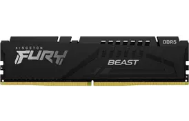 Kingston Память ПК DDR5 32GB KIT (16GBx2) 5600 FURY Beast Black - Фото