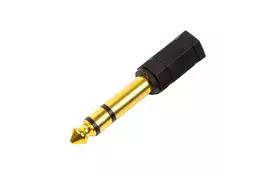 Переходник 6.35 mm (M) - 3.5 mm (F) PowerPlant (CA913114) - Фото