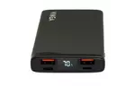 Батарея универсальная Vinga 10000 mAh QC3.0+PD 3 ports LCD металл (VPB1QPALD)