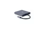 Концентратор Cablexpert USB-C 6-in-1 (Hub3.1/HDMI/VGA/PD/card-reader/audio) (A-CM-COMBO6-01)