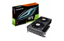 Видеокарта GIGABYTE GeForce RTX3050 8Gb EAGLE (GV-N3050EAGLE-8GD) - Фото
