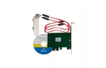 Контроллер RAID Frime Marvell 88SE9230 4xSATA, 2xPCIe (ECF-PCIE4sRAID001.LP)