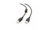 Кабель для принтера USB 2.0 AM/BM 1.5m ferrite Cablexpert (CCFB-USB2-AMBM-1.5M)