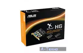 Карта расширения Asus Xonar H6 (90-YAA0A0-0UAN0BZ) - Фото