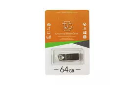 USB флеш накопитель T&G 64GB 117 Metal Series Silver USB 2.0 (TG117SL-64G) - Фото