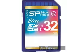Карта памяти Silicon Power 32Gb SDHC class 10 (SP032GBSDHAU1V10) - Фото