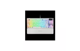 Клавіатура SteelSeries Apex 7 Ghost TKL UA USB White (SS64656) - Фото