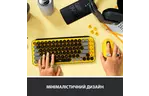 Клавиатура Logitech POP Keys Wireless Mechanical Keyboard Blast Yellow (920-010716)
