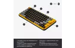 Клавиатура Logitech POP Keys Wireless Mechanical Keyboard Blast Yellow (920-010716)