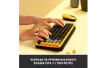 Клавиатура Logitech POP Keys Wireless Mechanical Keyboard Blast Yellow (920-010716)
