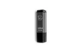 USB флеш накопитель T&G 16GB 121 Vega Series Grey USB 2.0 (TG121-16GBGY) - Фото