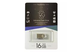 USB флеш накопичувач T&G 64GB 106 Metal Series Silver USB 3.0 (TG106-64G3) - Фото