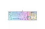 Клавиатура Dark Project One KD104A White PBT Gateron Mechanical Yellow (DPO-KD-104A-100100-GYL)
