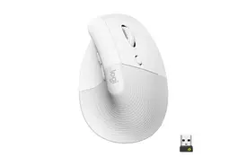 Мишка Logitech Lift Vertical Ergonomic Wireless/Bluetooth White (910-006475) - Фото