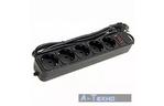 Сетевой фильтр питания PATRON 5.0m (SP-55), 5 розеток BLACK (EXT-PN-SP-55)