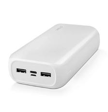 Батарея универсальная Ttec ReCharger Ultra 30000mAh, USB Type-C, USB-A, 2.1A, White (2BB190B)