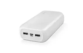 Батарея універсальна Ttec ReCharger Ultra 30000mAh, USB Type-C, USB-A, 2.1A, White (2BB190B) - Фото
