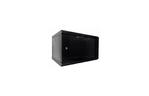 Шкаф настенный Hypernet 6U 19'' 600x450 (WMNC-6U-FLAT-AC-BLACK)