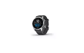 Смарт-часы Garmin fenix 7S Stainless Steel w/Graphite Band, GPS (010-02539-01) - Фото