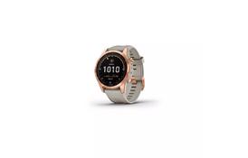 Смарт-часы Garmin fenix 7S Sol, Rose Gold w/Light Sand Band, GPS (010-02539-11) - Фото