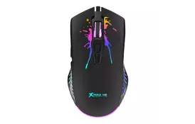 Мишка Xtrike GM-215 RGB-LED USB Black (GM-215) - Фото