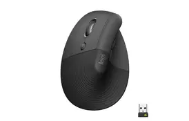 Мишка Logitech Lift Left Vertical Ergonomic Wireless/Bluetooth Graphite (910-006474) - Фото