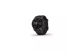 Смарт-годинник Garmin fenix 7S Sapphire Sol,Carbon Gray DLC Ti w/ith Blk Band, GPS (010-02539-25) - Фото