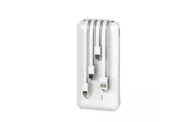 Батарея універсальна Proda Azeada 10000 mAh PD, QC3.0, w/cables Micro USB, Lightning, T (PRD-PD-62-WT) - Фото