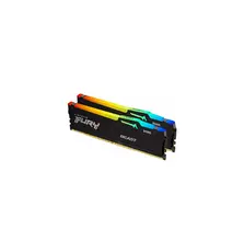 Модуль памяти для компьютера DDR5 32GB (2x16GB) 5200 MHz Beast RGB XMP Kingston Fury (ex.HyperX) (KF552C40BBAK2-32)